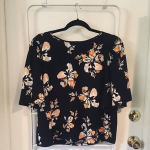 floral blouse